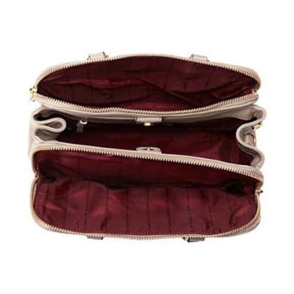 AUTH Pre-owned MARC by MARC JACOBS Goodbye Columbus Sylvie Cement Grey Crossbody - Picture 3 of 16